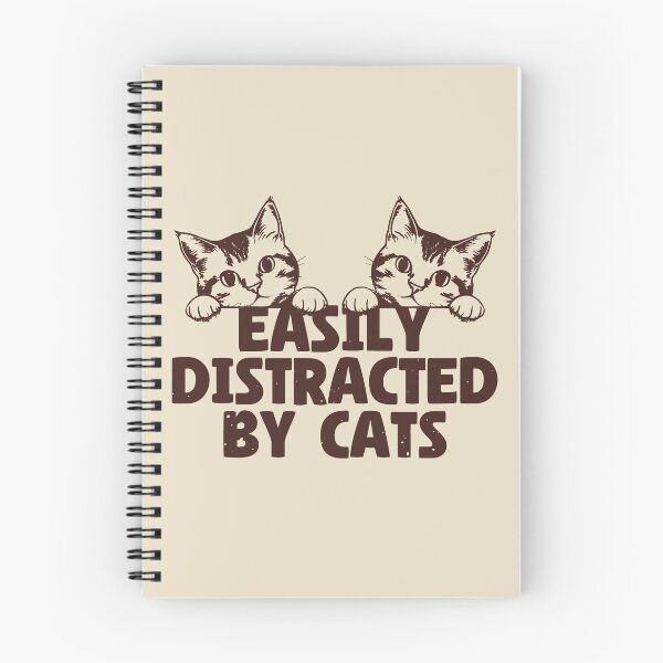 Item preview, Easily Distracted by Cats designed and sold by FlashCraft Design.
