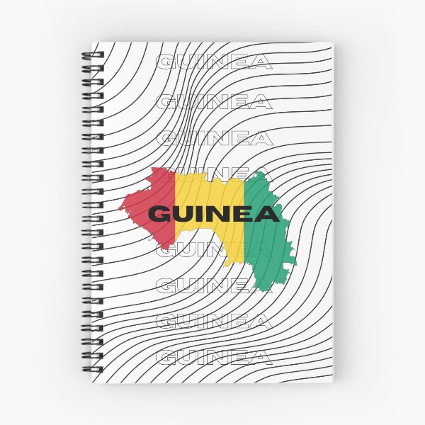 Item preview, Flag Map of Guinea designed and sold by nyblydd.