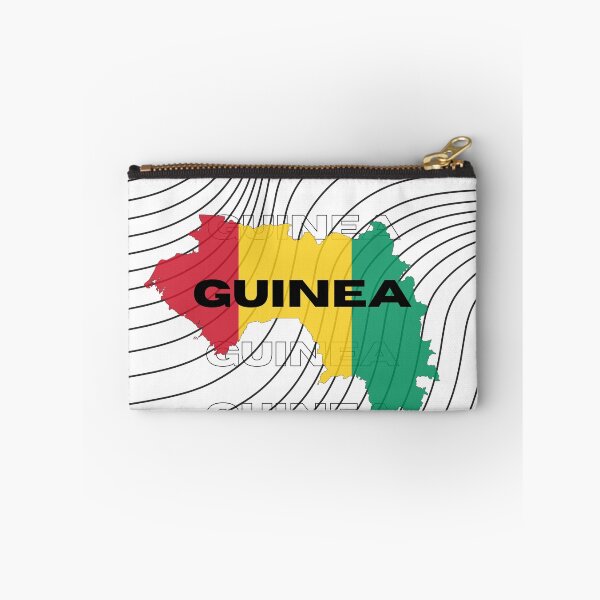Item preview, Flag Map of Guinea designed and sold by nyblydd.