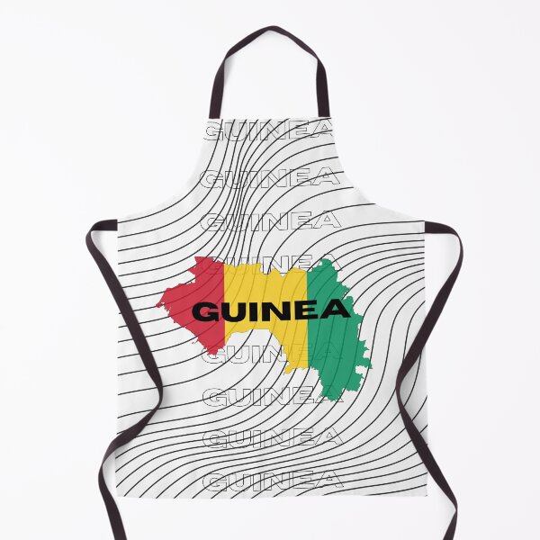 Item preview, Flag Map of Guinea designed and sold by nyblydd.