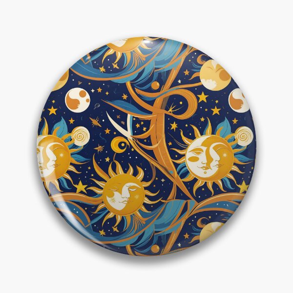 Item preview, Sun and Moon Pattern Design  2 designed and sold by Domo-Design.