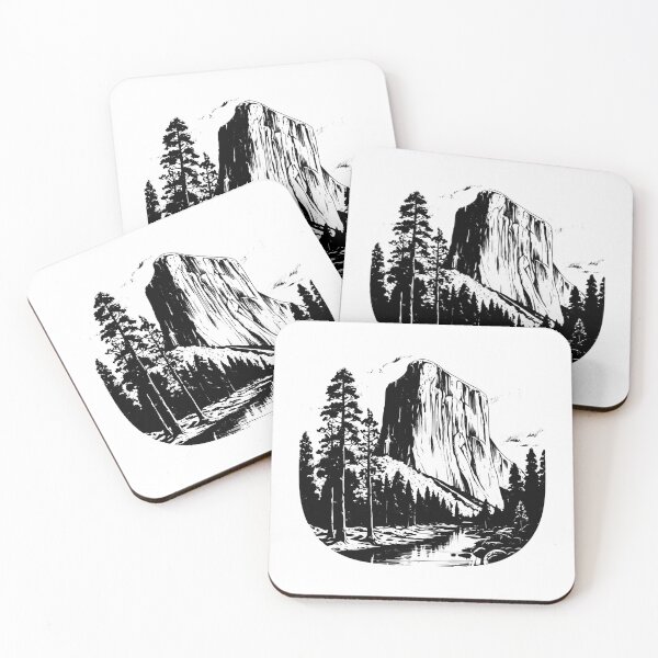 Item preview, El Capitan Monolith Rock Yosemite Climb Cliff Dawn Wall designed and sold by inkoutninja.