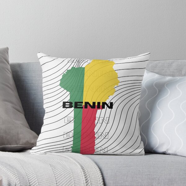 Item preview, Flag Map of Benin designed and sold by nyblydd.