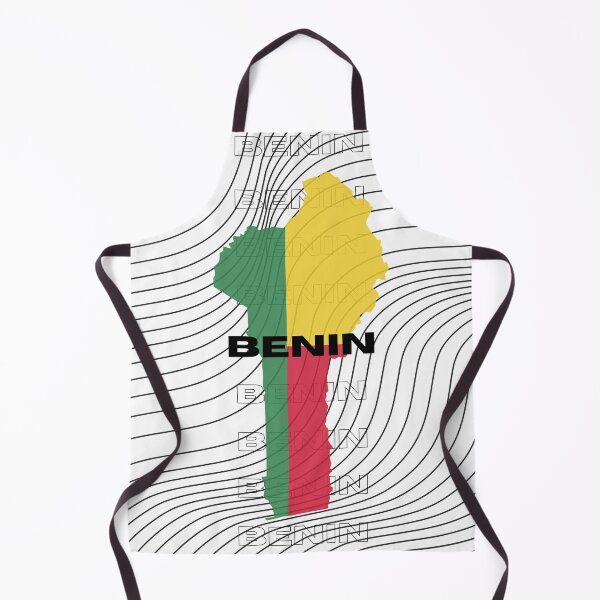 Item preview, Flag Map of Benin designed and sold by nyblydd.