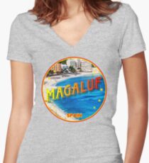 Magaluf, Magaluf poster, tshirt, Spain, beach, photo Women's Fitted V-Neck T-Shirt