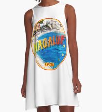 Magaluf, Magaluf poster, tshirt, Spain, beach, photo A-Line Dress
