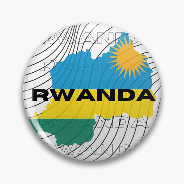 Item preview, Flag Map of Rwanda designed and sold by nyblydd.