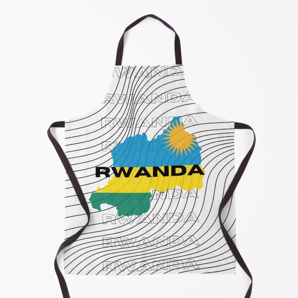 Item preview, Flag Map of Rwanda designed and sold by nyblydd.