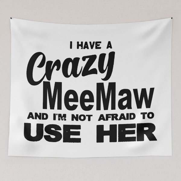 Item preview, Crazy MeeMaw; Grandma; designed and sold by StickerApe.