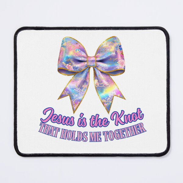 Item preview, Jesus Is the Knot That Holds Me Together – Elegant Chinoiserie Bow Christian Design designed and sold by PolynesianGrace.