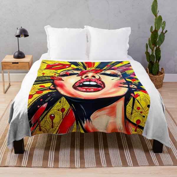 Item preview, BLACK - RED - GOLD / THE BLOOMING HAPPINESS designed and sold by Mark Fischer.