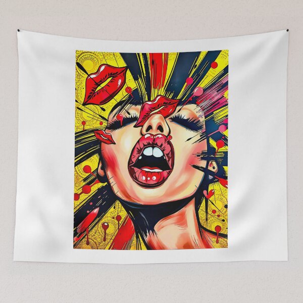 Item preview, BLACK - RED - GOLD / THE BLOOMING HAPPINESS designed and sold by Mark Fischer.