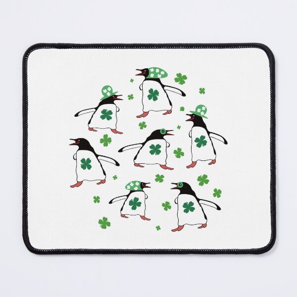 Item preview, St Patricks Day Shamrock And Penguin #2 designed and sold by EunsooLee.