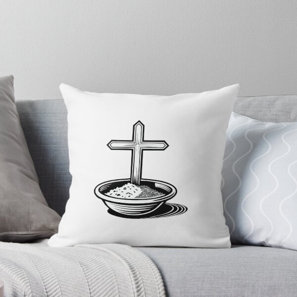 Item preview, Ash Wednesday Christian Cross with Ashes | Lent Season Religious Design designed and sold by CrossCrafted.