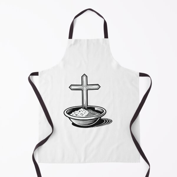 Item preview, Ash Wednesday Christian Cross with Ashes | Lent Season Religious Design designed and sold by CrossCrafted.