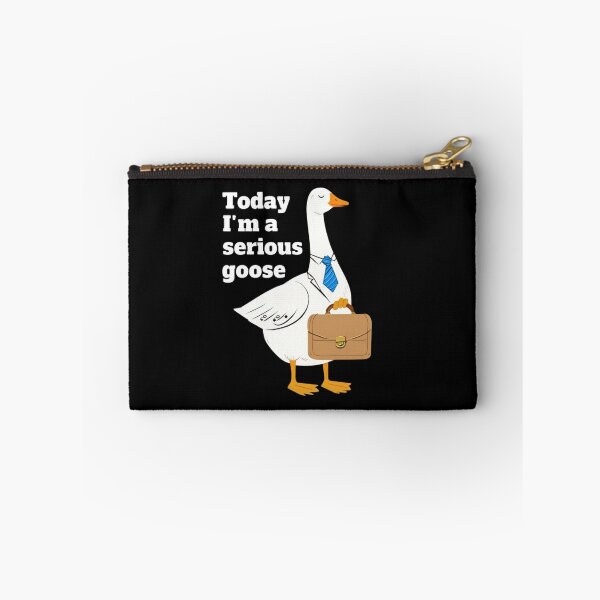 Item preview, "Today I'm a Serious Goose" – Funny & Silly Goose Shirt for Humor Lovers designed and sold by Colorful-Garden.