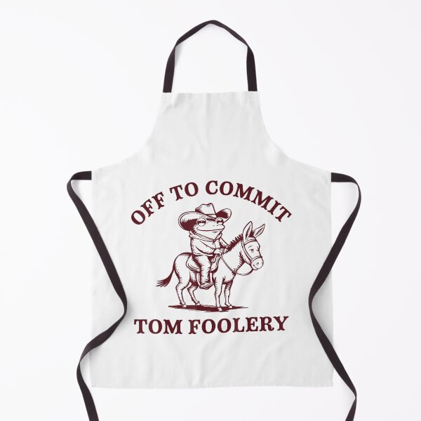 Item preview, Funny Off To Commit Tom Foolery Retro Frog designed and sold by lidanmasi.