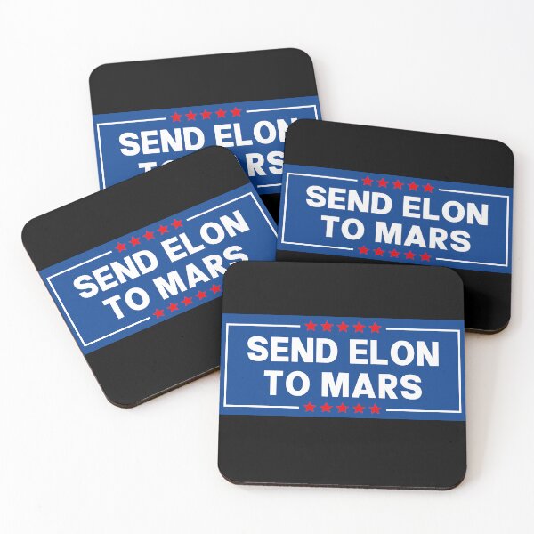 Item preview, Send Elon To Mars - Funny Anti Musk Bumper designed and sold by PixVib.