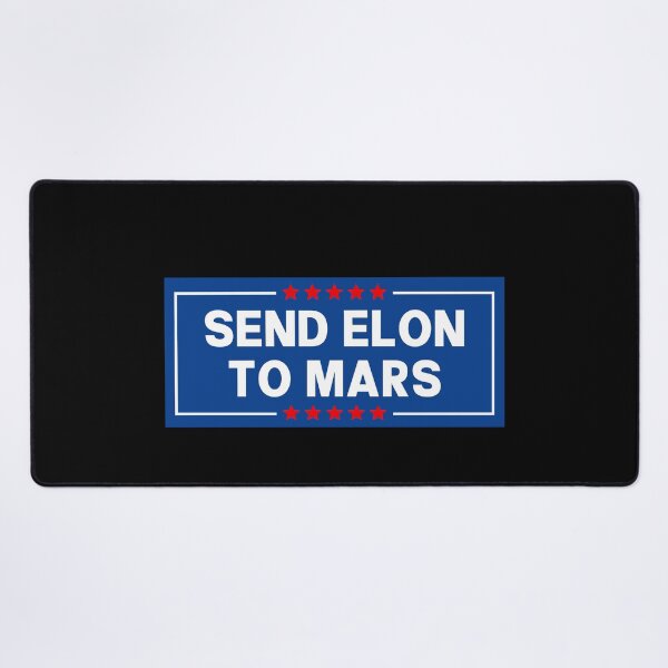 Item preview, Send Elon To Mars - Funny Anti Musk Bumper designed and sold by PixVib.