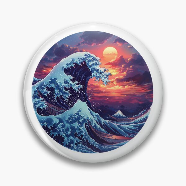 Item preview, ocean wave designed and sold by Stickermagician.