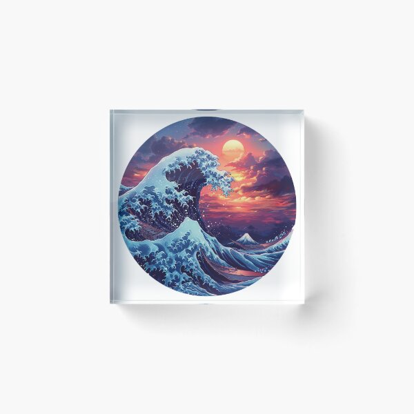 Item preview, ocean wave designed and sold by Stickermagician.