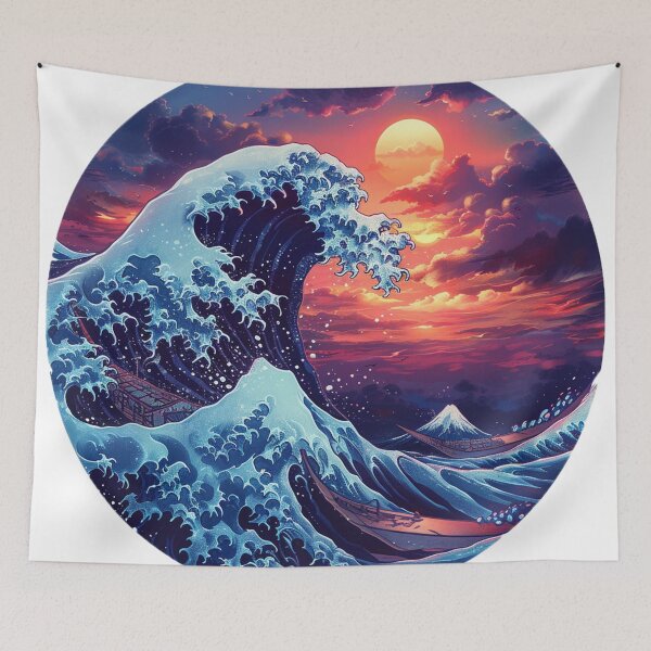 Item preview, ocean wave designed and sold by Stickermagician.
