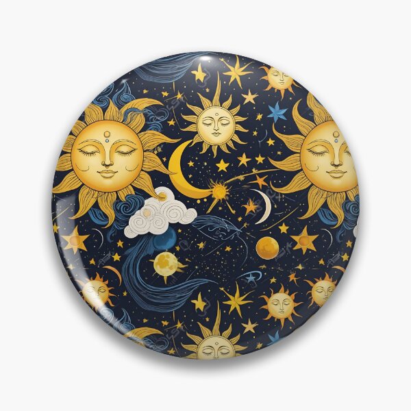 Item preview, Sun and Moon Pattern Design  4 designed and sold by Domo-Design.