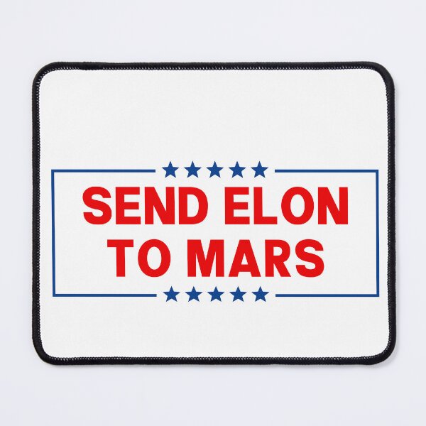 Item preview, Send Elon To Mars - Anti Musk Bumper designed and sold by PixVib.