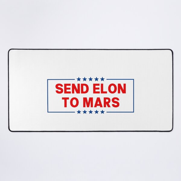 Item preview, Send Elon To Mars - Anti Musk Bumper designed and sold by PixVib.