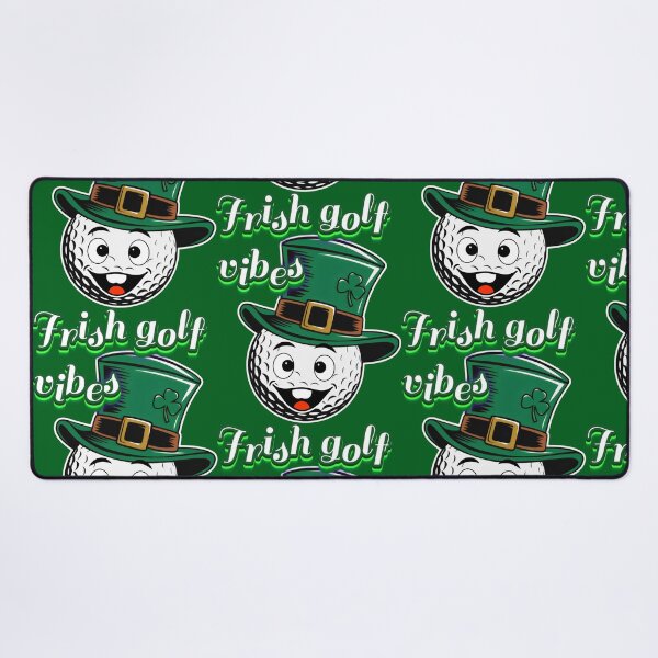 Item preview, Irish Golf Vibes Lucky Green Golf Ball Charm designed and sold by SplashTastic.