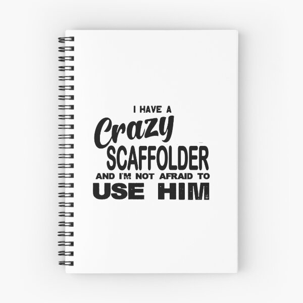 Item preview, Crazy Scaffolder; designed and sold by StickerApe.