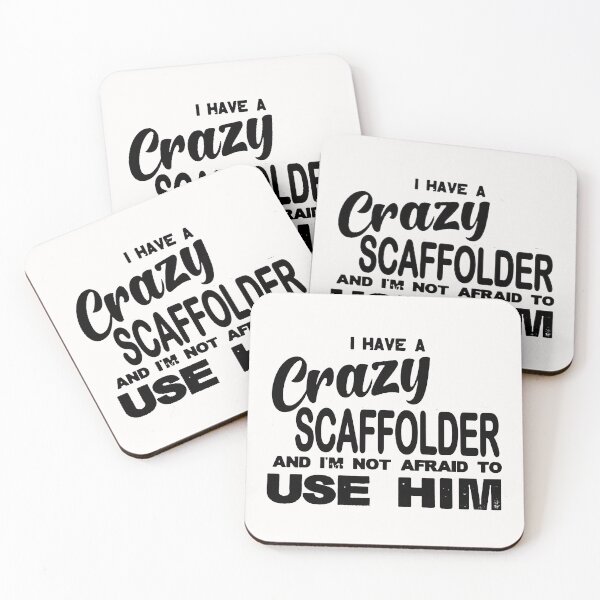 Item preview, Crazy Scaffolder; designed and sold by StickerApe.