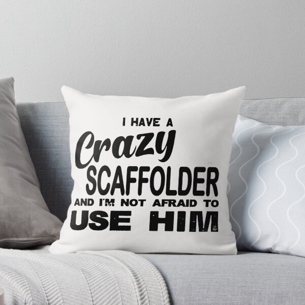 Item preview, Crazy Scaffolder; designed and sold by StickerApe.