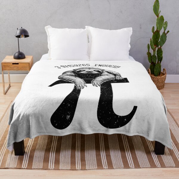 Item preview, Pi Day Funny Sloth Enough Digits Math Teacher Mathematics designed and sold by GrandeDuc.