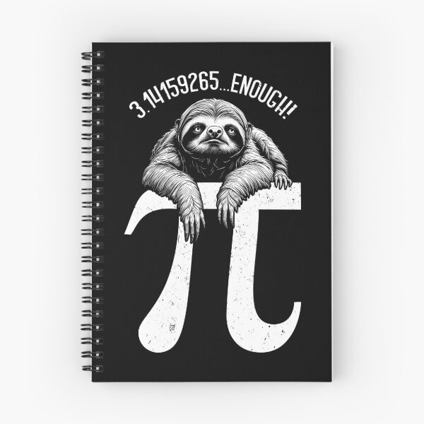 Item preview, Pi Day Funny Sloth Enough Digits Math Teacher Mathematics designed and sold by GrandeDuc.