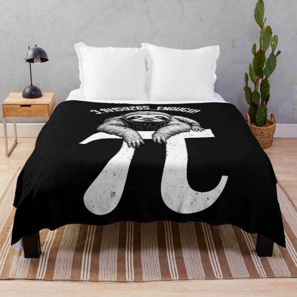 Item preview, Pi Day Funny Sloth Enough Digits Math Teacher Mathematics designed and sold by GrandeDuc.