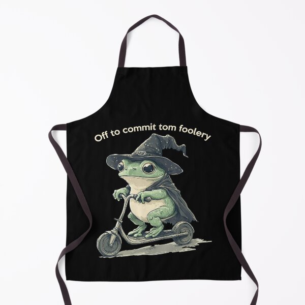 Item preview, Off To Commit Tom Foolery Frog Funny Meme Sarcastic Saying designed and sold by lidanmasi.