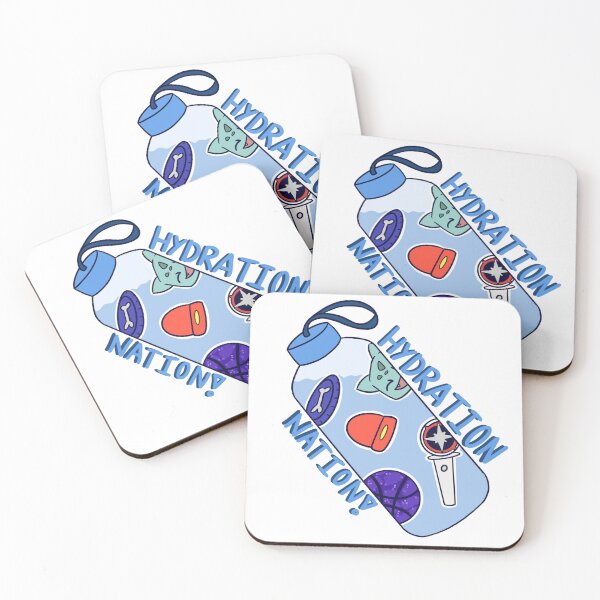 Item preview, Hydration Nation Waterbottle with Stickers Hydrate designed and sold by RoseStrange.