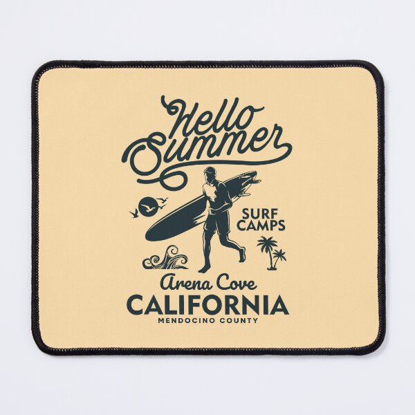 Item preview, Arena Cove Summer Surf Camp Surfing Pacific West Coast California designed and sold by eclecTEEq.