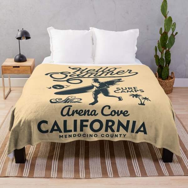 Item preview, Arena Cove Summer Surf Camp Surfing Pacific West Coast California designed and sold by eclecTEEq.