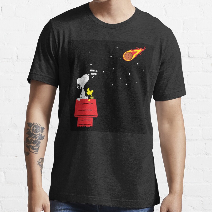 Moon Snoopy Essential T-Shirt By Gleamseeker Fashion