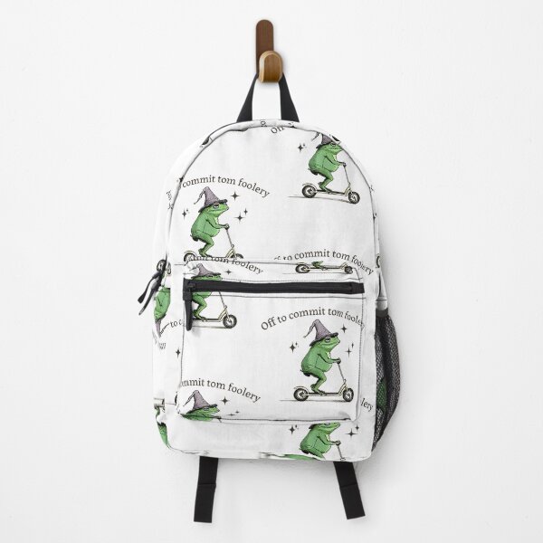 Item preview, Off To Commit Tom Foolery Frog Humor Meme designed and sold by lidanmasi.