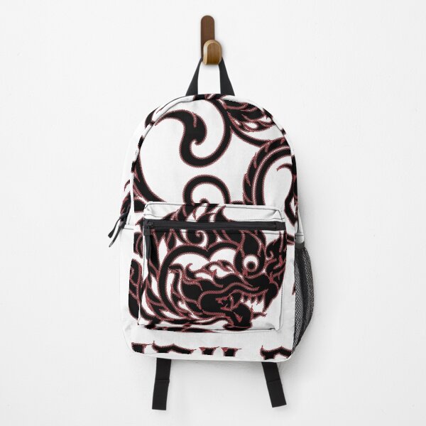 Item preview, Red Black cross singha lion sak yant thaistyle designed and sold by Bspaces.
