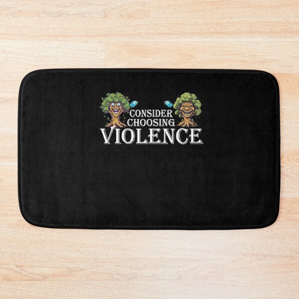 Item preview, Consider Choosing Violence Cute Funny Woodland designed and sold by Dressed For  Duty.