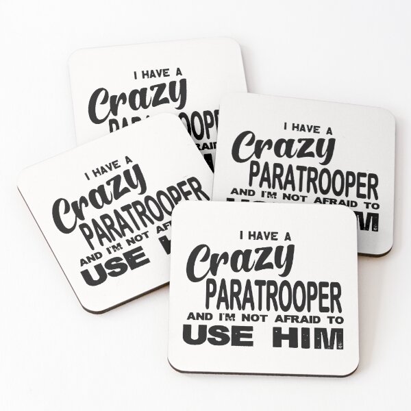 Item preview, Crazy Paratrooper; designed and sold by StickerApe.