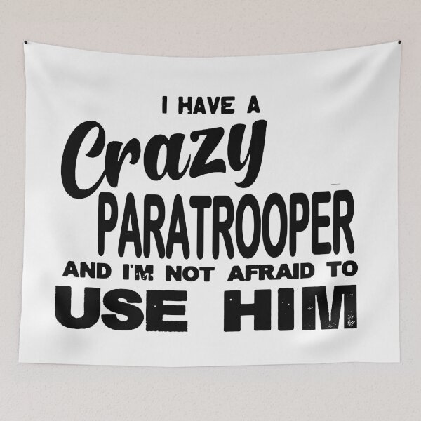 Item preview, Crazy Paratrooper; designed and sold by StickerApe.