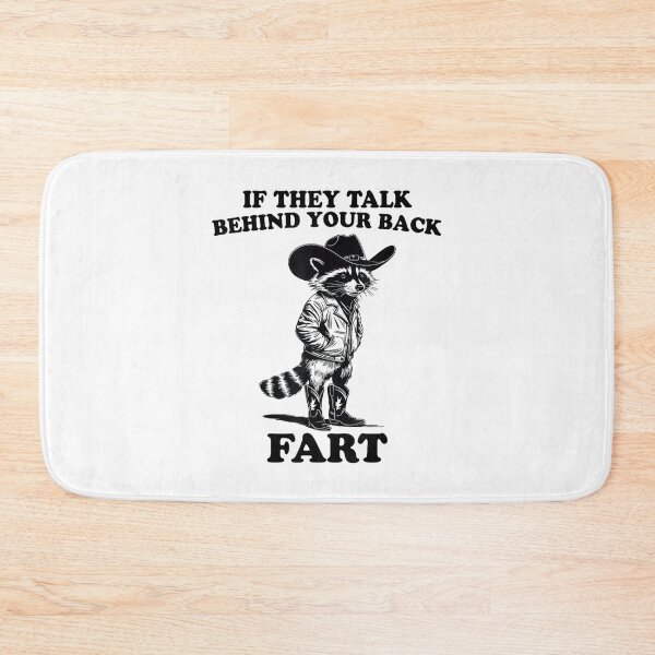 Item preview, If They Talk Behind Your Back Fart Funny Raccoon Vintage designed and sold by FantasyFablesC.