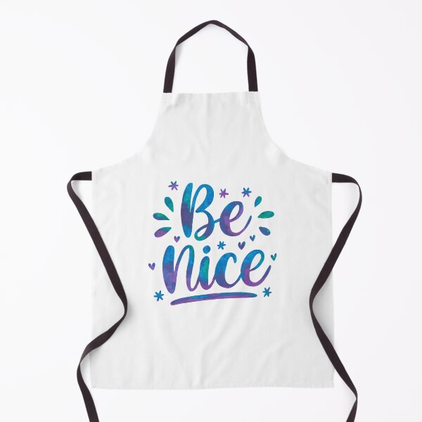 Item preview, Be Nice - Cute Watercolor Motivational Quotes designed and sold by RiceArtShop.