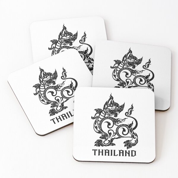 Item preview, Black singha lion sak yant thaistyle Art designed and sold by Bspaces.