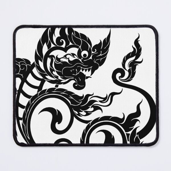 Item preview, Black singha lion sak yant thaistyle Art designed and sold by Bspaces.